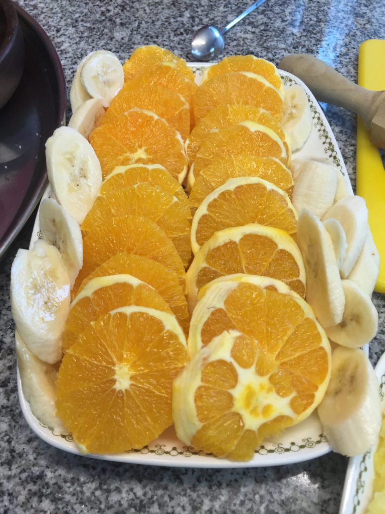וגם תפוזים ובננות